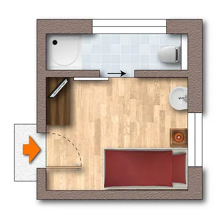 게스트하우스 Restaurant Waldcafe 3*